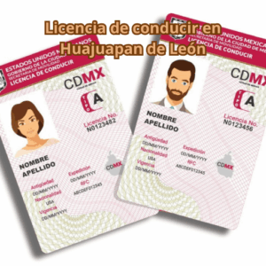 Licencia de conducir en Huajuapan de León