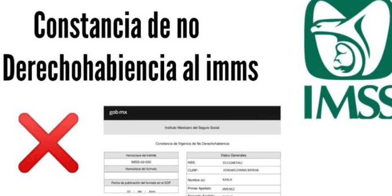 Constancia de no derechohabiente del imss