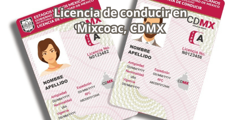 Licencia de conducir en Mixcoac, CDMX