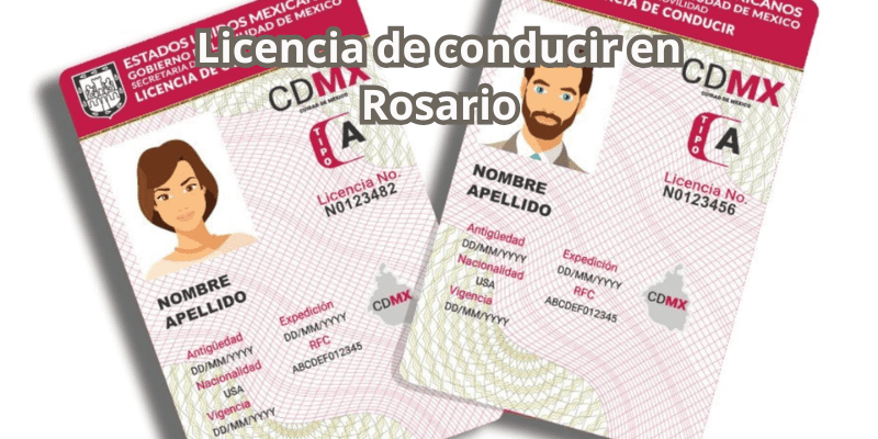 Licencia de conducir en Rosario