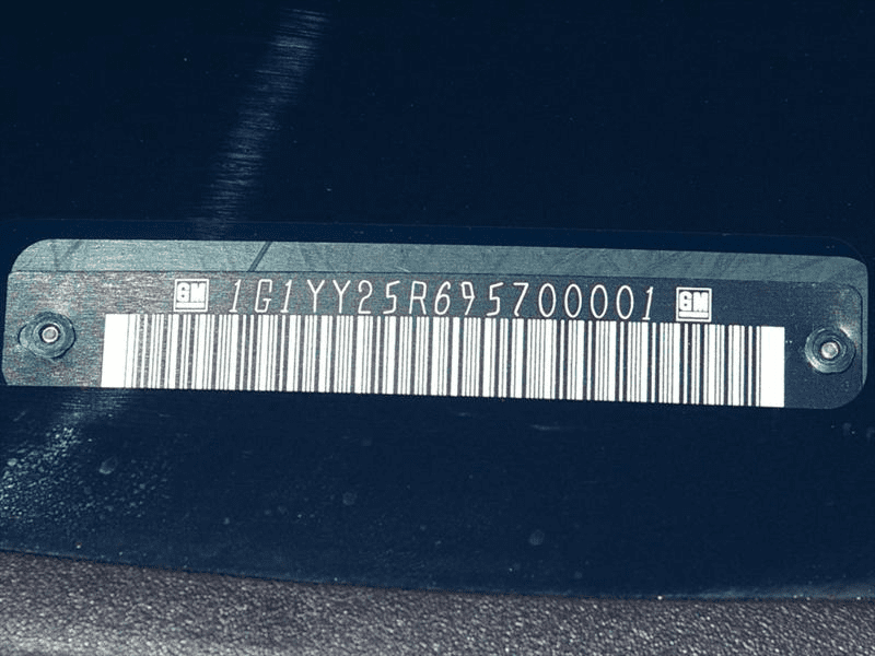 Revisar el número de serie del vehículo