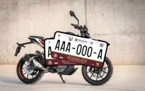 Alta de placas de una motocicleta nueva