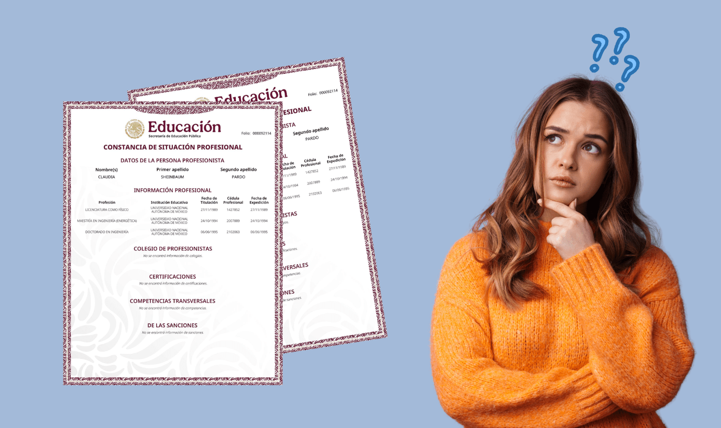 Constancia de situación profesional SEP