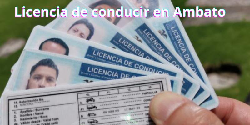 Licencia de conducir en Ambato