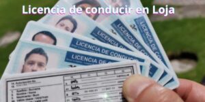 Licencia de conducir en Loja