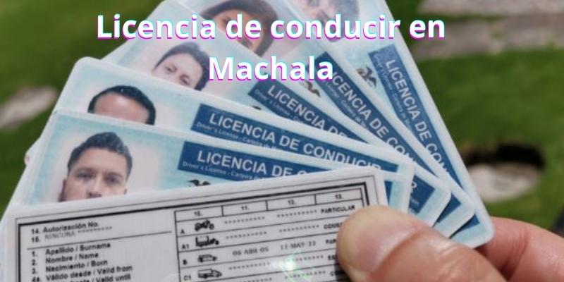 Licencia de conducir en Machala