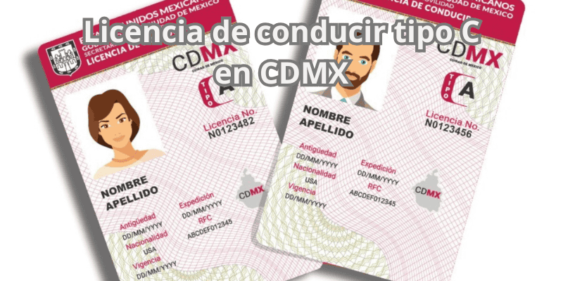 Licencia de conducir tipo C en CDMX