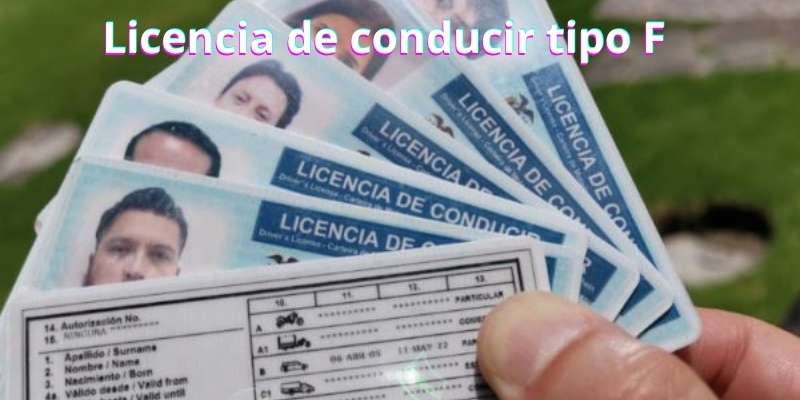 Licencia de conducir tipo F