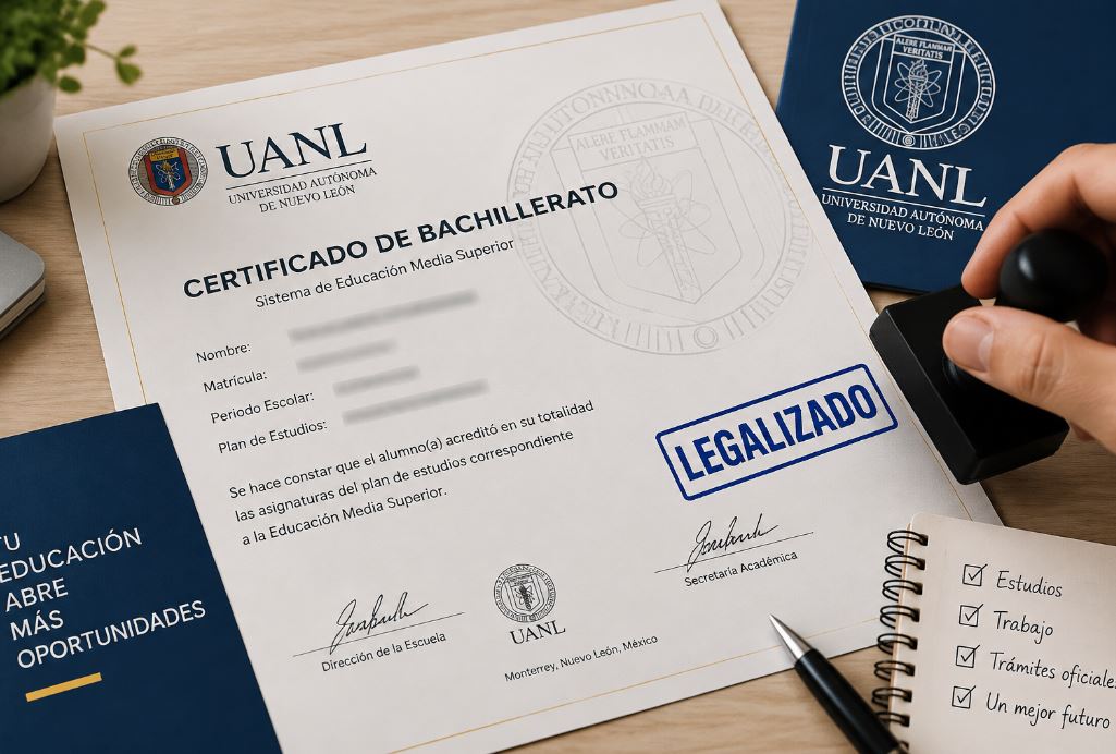 Legalizar certificado de preparatoria UANL