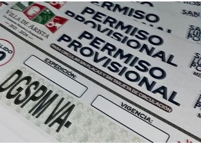 Permiso provisional para circular sin placas en Veracruz
