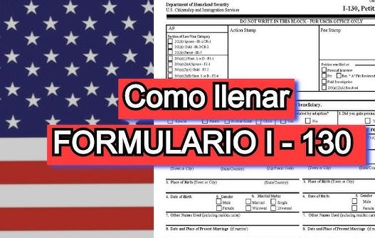 Cómo llenar el formulario I-130