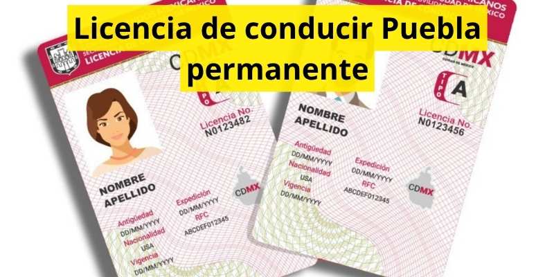 Licencia de conducir Puebla
