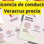 Licencia de conducir Veracruz precio 2026 Costos actualizados por tipo
