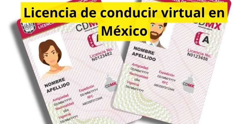 Licencia de conducir virtual en México