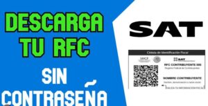 Cómo imprimir RFC sin contraseña