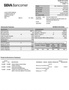 Cómo imprimir estado de cuenta BBVA