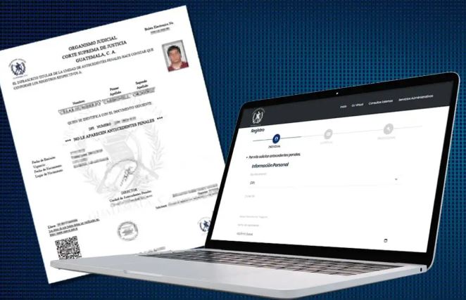 Cómo tramitar antecedentes penales en línea en Guatemala