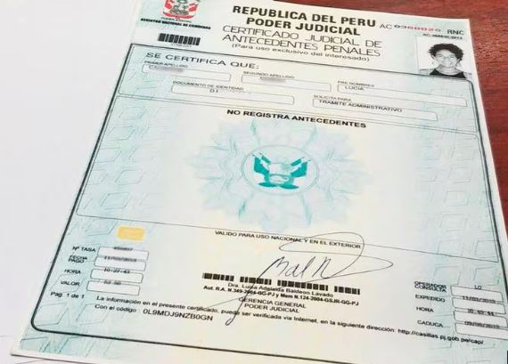 Cómo tramitar antecedentes policiales en Perú