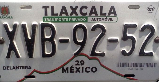 Reemplacamiento en Tlaxcala