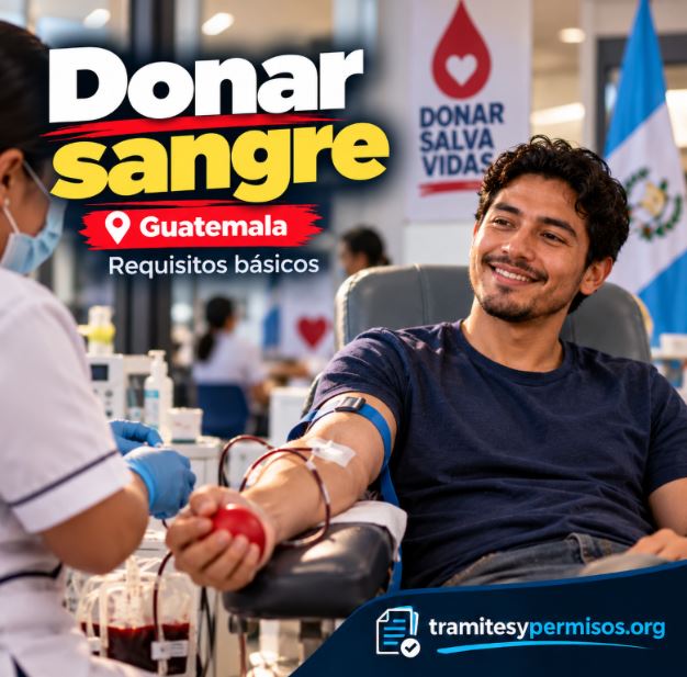 Requisitos para donar sangre en Guatemala 2026