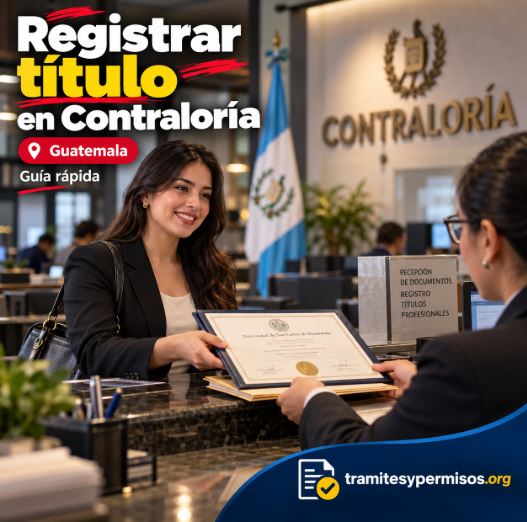 Requisitos para registrar título universitario en Contraloría de Guatemala 2026