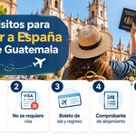 Requisitos para viajar a España desde Guatemala 2026: documentos y condiciones de entrada