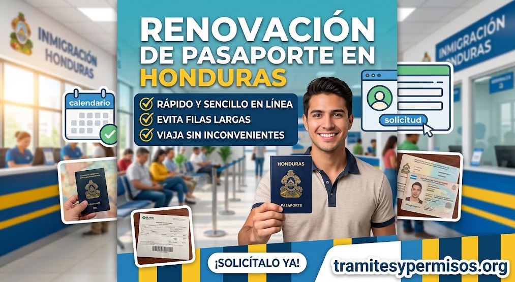Renovación de pasaporte en Honduras 2026