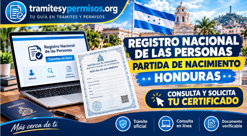 Registro Nacional de las Personas partida de nacimiento Honduras 2026