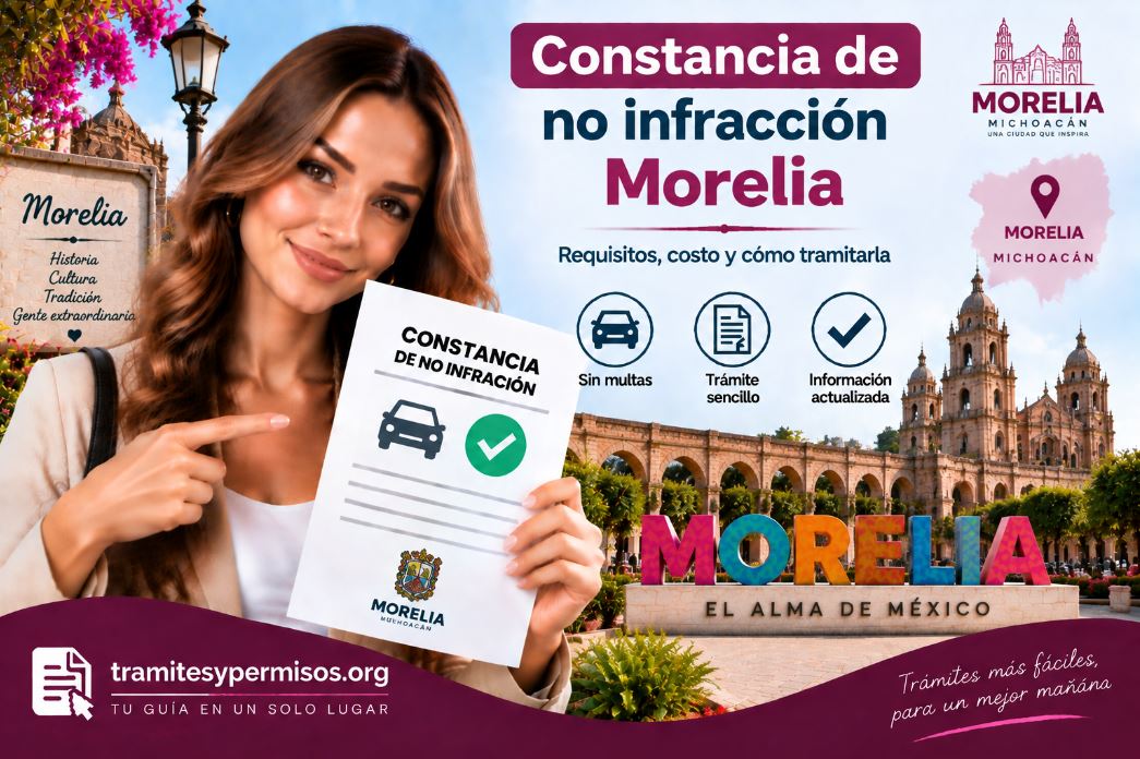 Constancia de no infracción Michoacán 2026