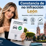 Constancia de no infracción León 2026: requisitos y trámite completo