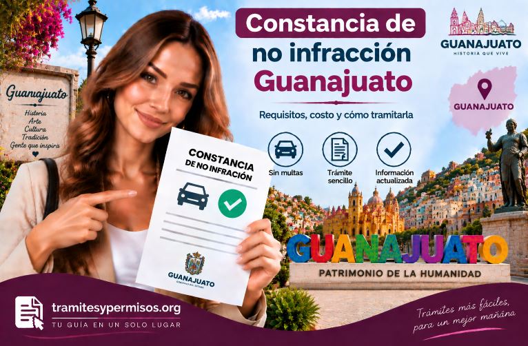 Constancia de no infracción Guanajuato 2026