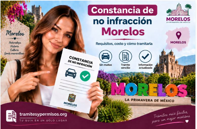 Constancia de no infracción Morelos 2026