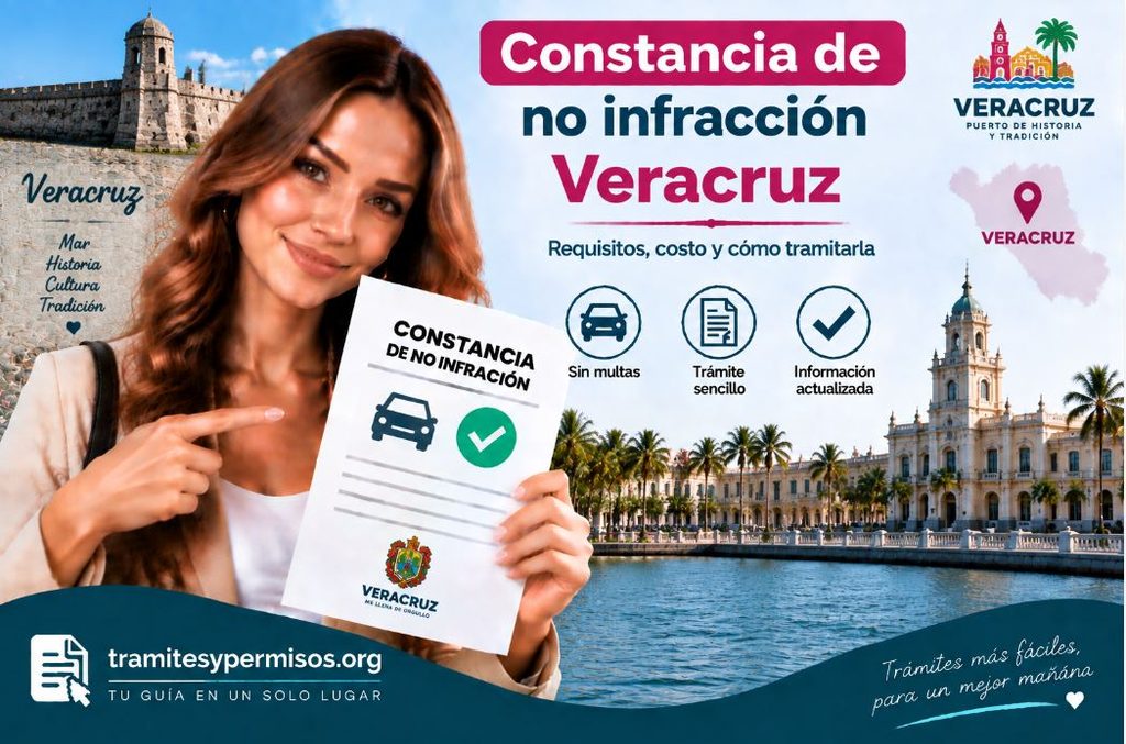 Constancia de no infracción Veracruz 2026