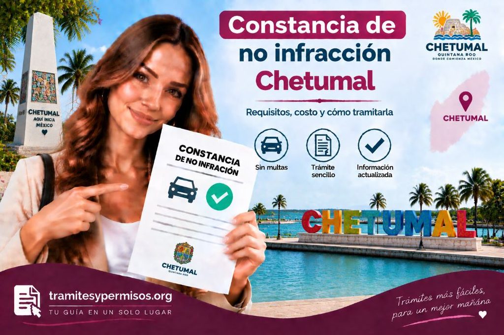Constancia de no infracción Chetumal