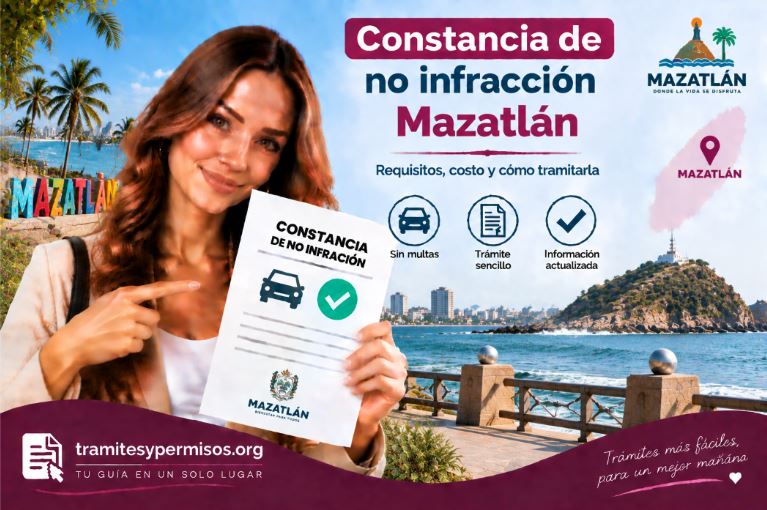 Constancia de no infracción Mazatlán 2026