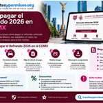Pagar refrendo 2026 CDMX: requisitos, costo y pasos para realizar el trámite vehicular