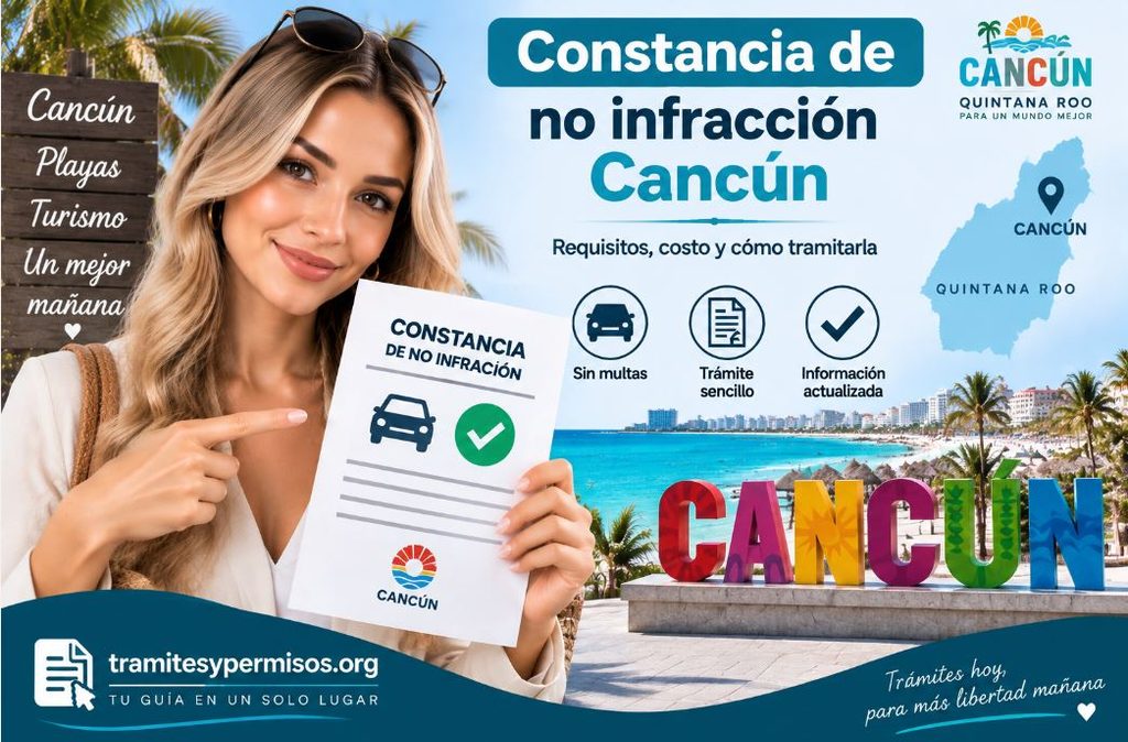 Constancia de no infracción Cancún 2026