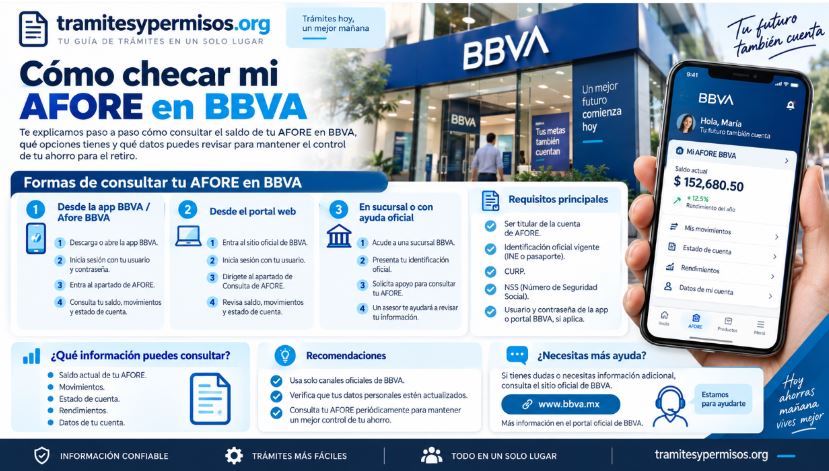 Cómo checar mi Afore BBVA 2026