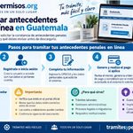 Cómo tramitar antecedentes penales en línea en Guatemala 2026: requisitos y pasos para obtenerlos