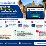 Cómo pagar boleto de ornato en línea en Guatemala 2026: pasos, requisitos y consulta