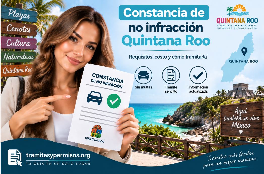 Constancia de no infracción Quintana Roo 2026