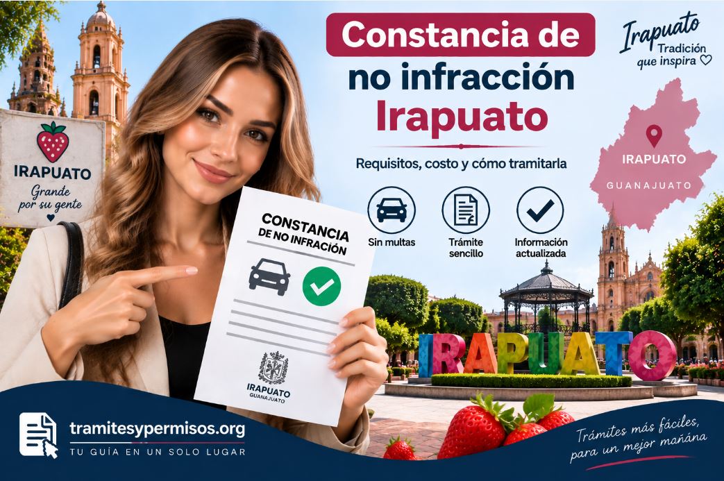 Constancia de no infracción Irapuato 2026