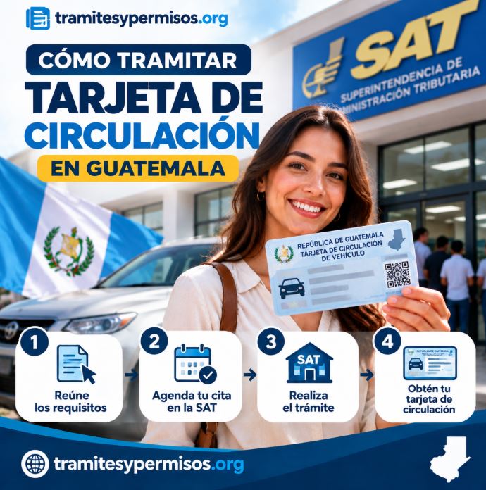 Cómo tramitar la tarjeta de circulación en Guatemala 2026