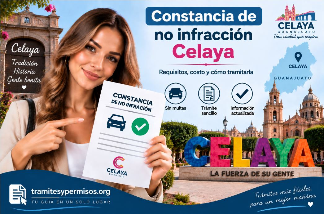 Constancia de no infracción Celaya 2026