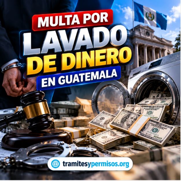 Multa por lavado de dinero en Guatemala 2026