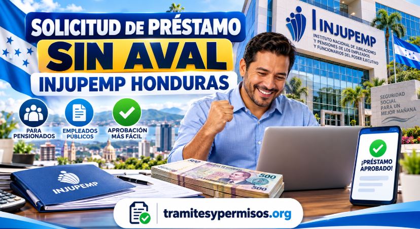 Solicitud de préstamo sin aval INJUPEMP Honduras 2026