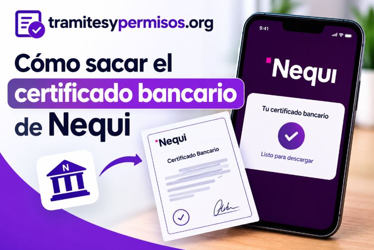 Cómo sacar el certificado bancario de Nequi 2026