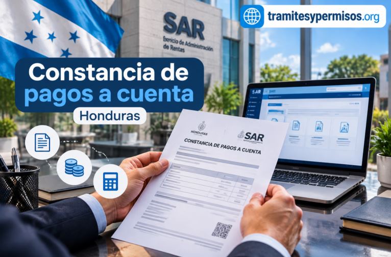 Cómo sacar la constancia de pagos a cuenta en Honduras 2026