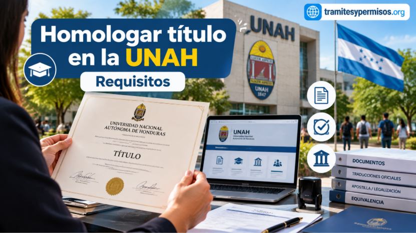 Requisitos para homologar título en la UNAH 2026