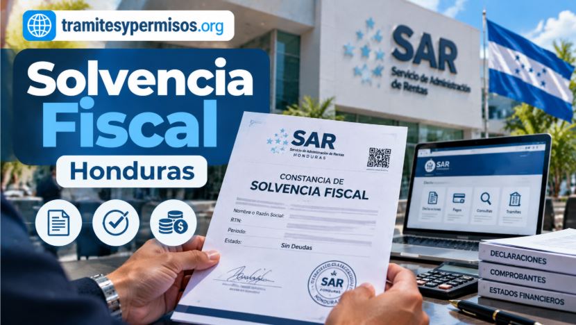 Cómo sacar la solvencia fiscal en Honduras 2026